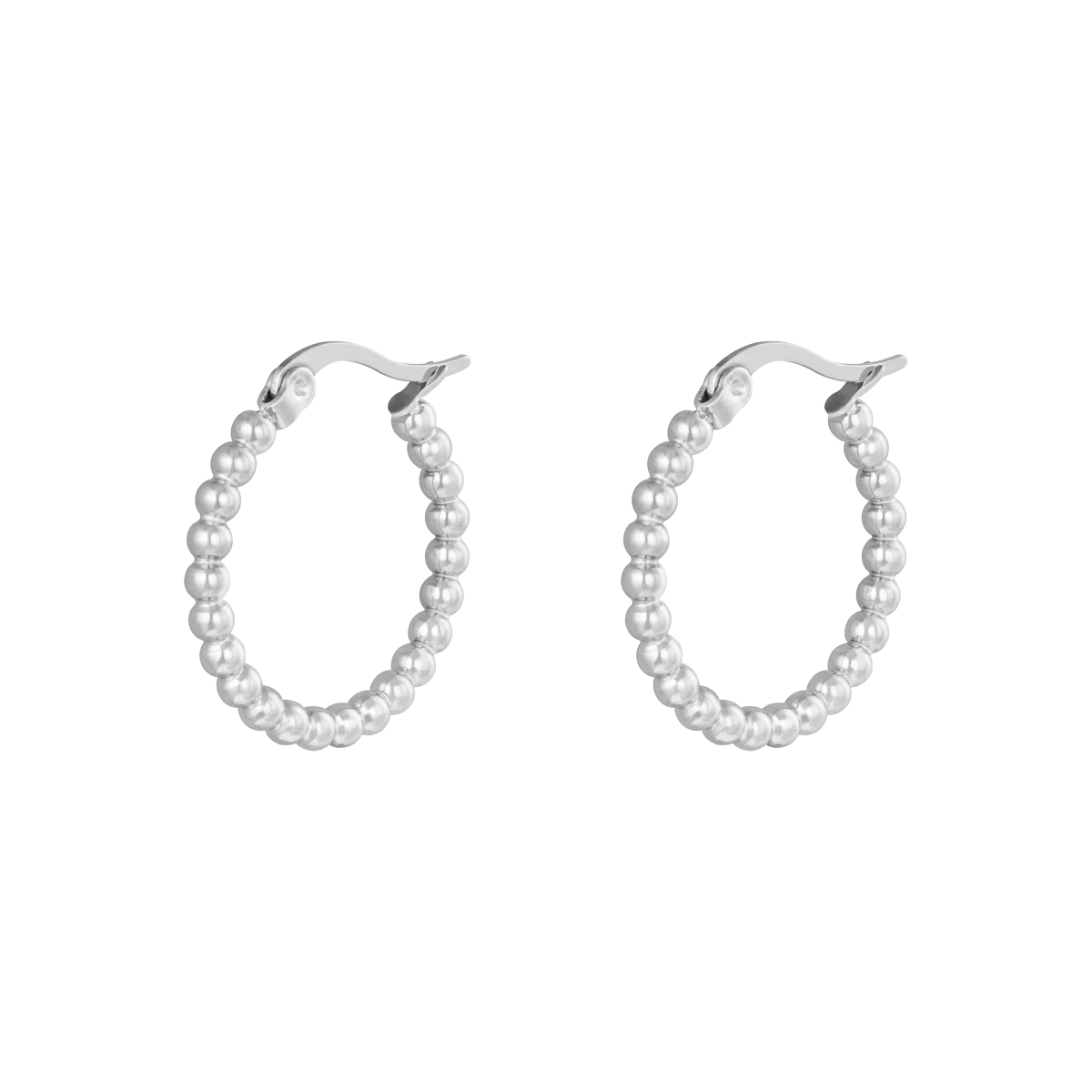 Boucles d'oreilles Hoops Spheres 22 mm (Pack with plastic bag) 