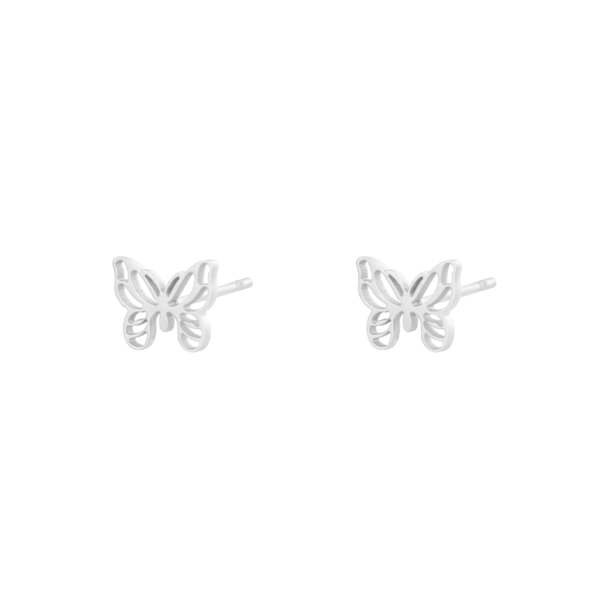 Silver / Earrings Little Butterfly Picture2
