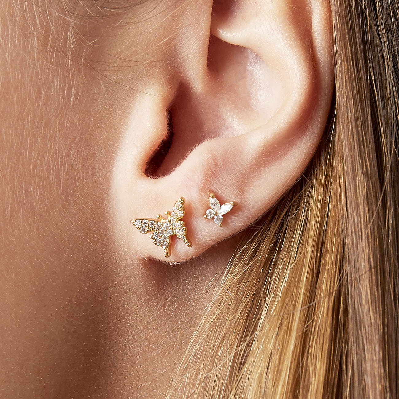 Earrings Diamond Butterfly h5 Picture2